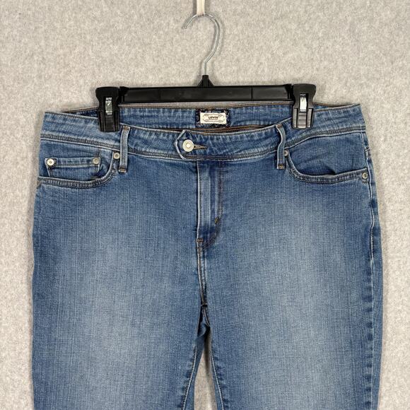 Levis 515 Bermuda Shorts 14P Capri Stretch Pocket Flap Faded Granny‎ 14 Inseam - Picture 4 of 12